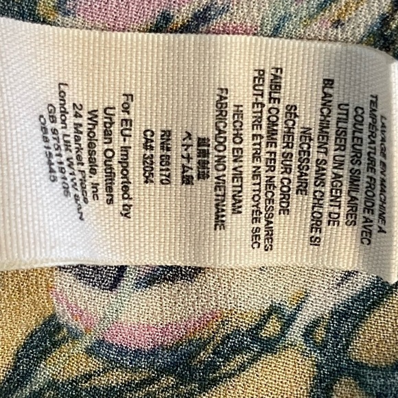 Free People Bella Printed Gold Tunic S - Picture 6 of 8